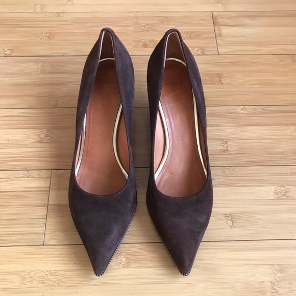 Givenchy Womens Pointed Toe Stiletto Pumps Suede - Picture 1 of 8
